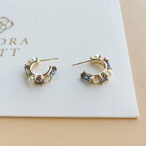 Kendra Scott Madelyn Collection. Gold Multi Mix Earrings